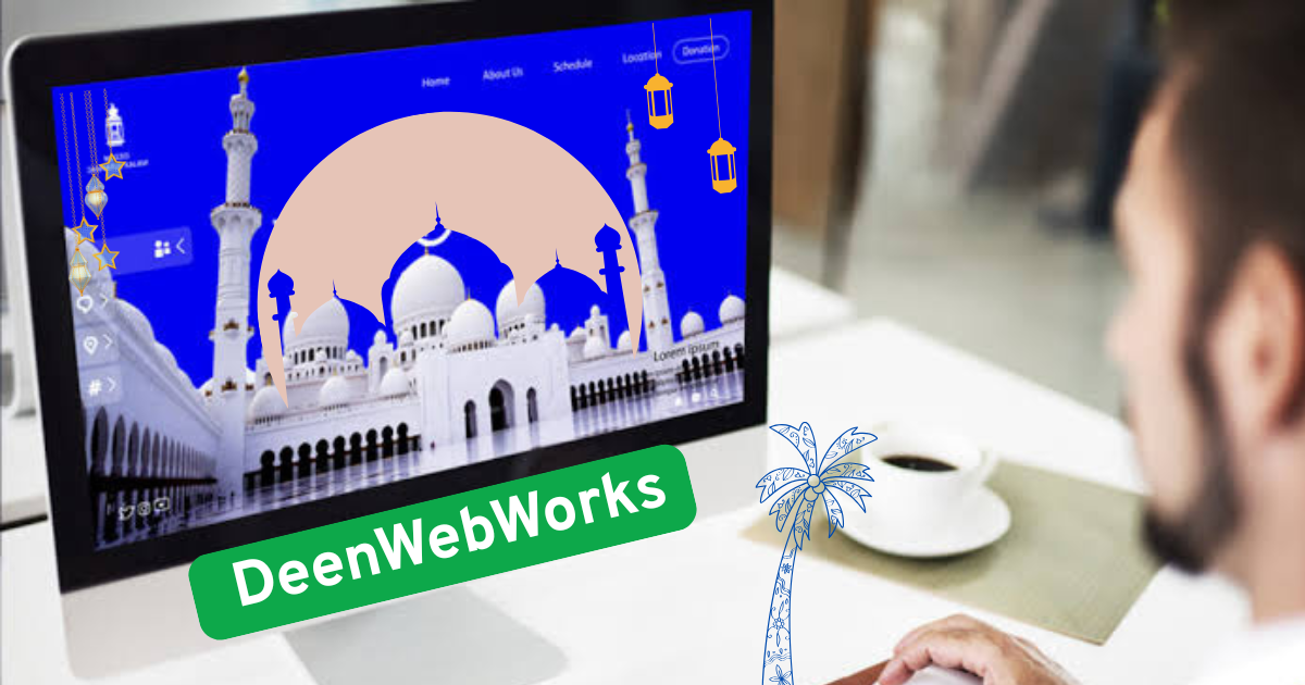 Mobile-friendly Islamic website design mockup showcasing modern Muslim UI – Best Islamic Website Designs of 2025