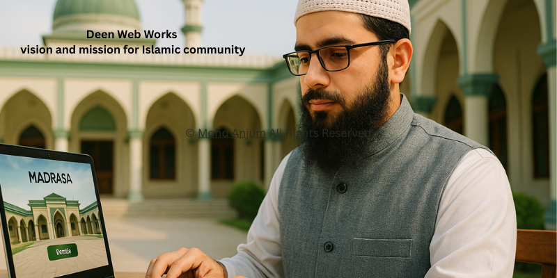Deen Web Works vision and mission for Islamic community