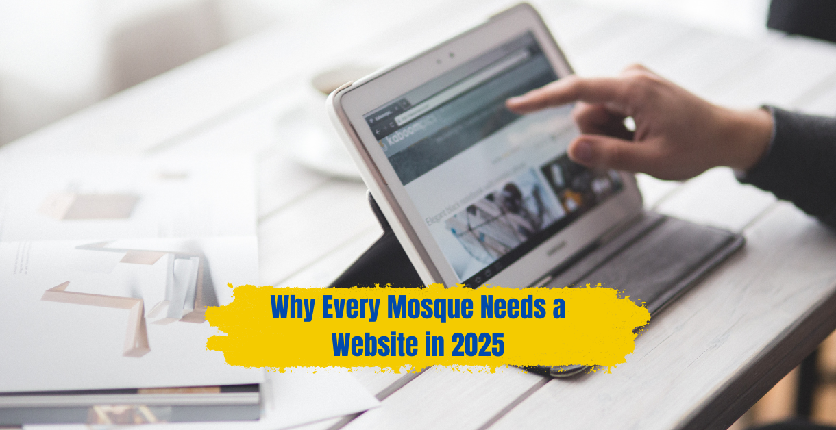 Modern Islamic Mosque Website Concept – Essential for Every Mosque in 2025