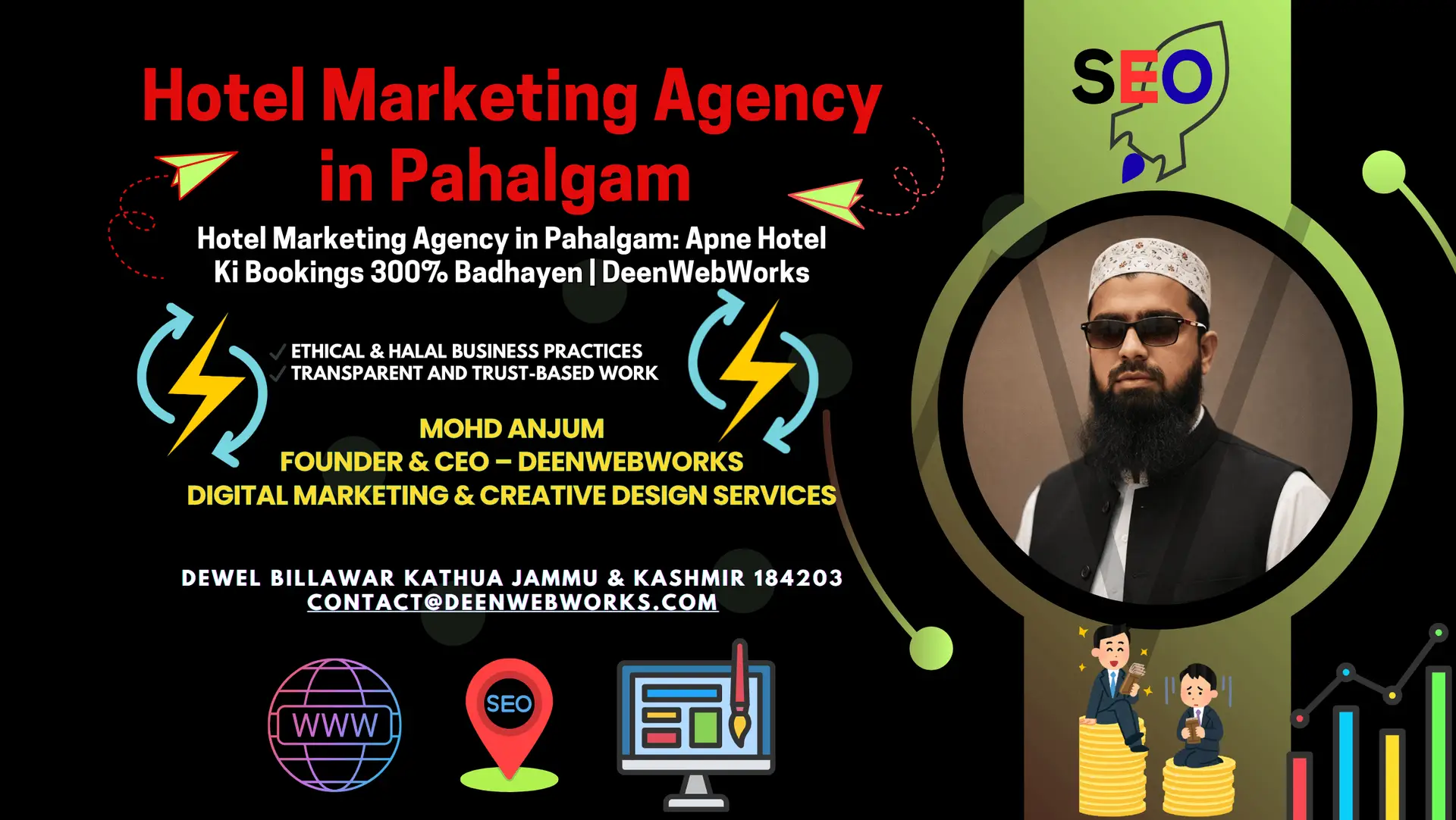 Hotel Marketing Agency in Pahalgam - DeenWebWorks Service