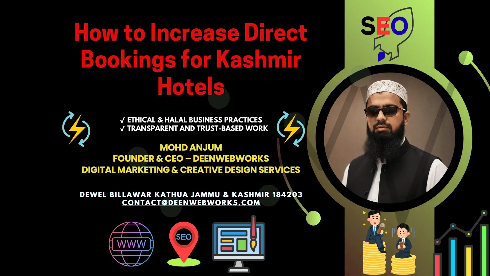 How to increase direct bookings for Kashmir hotels – DeenWebWorks hotel marketing strategies 2026