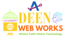 DeenWebWorks Islamic Tech Website Logo – Where Faith Meets Technology