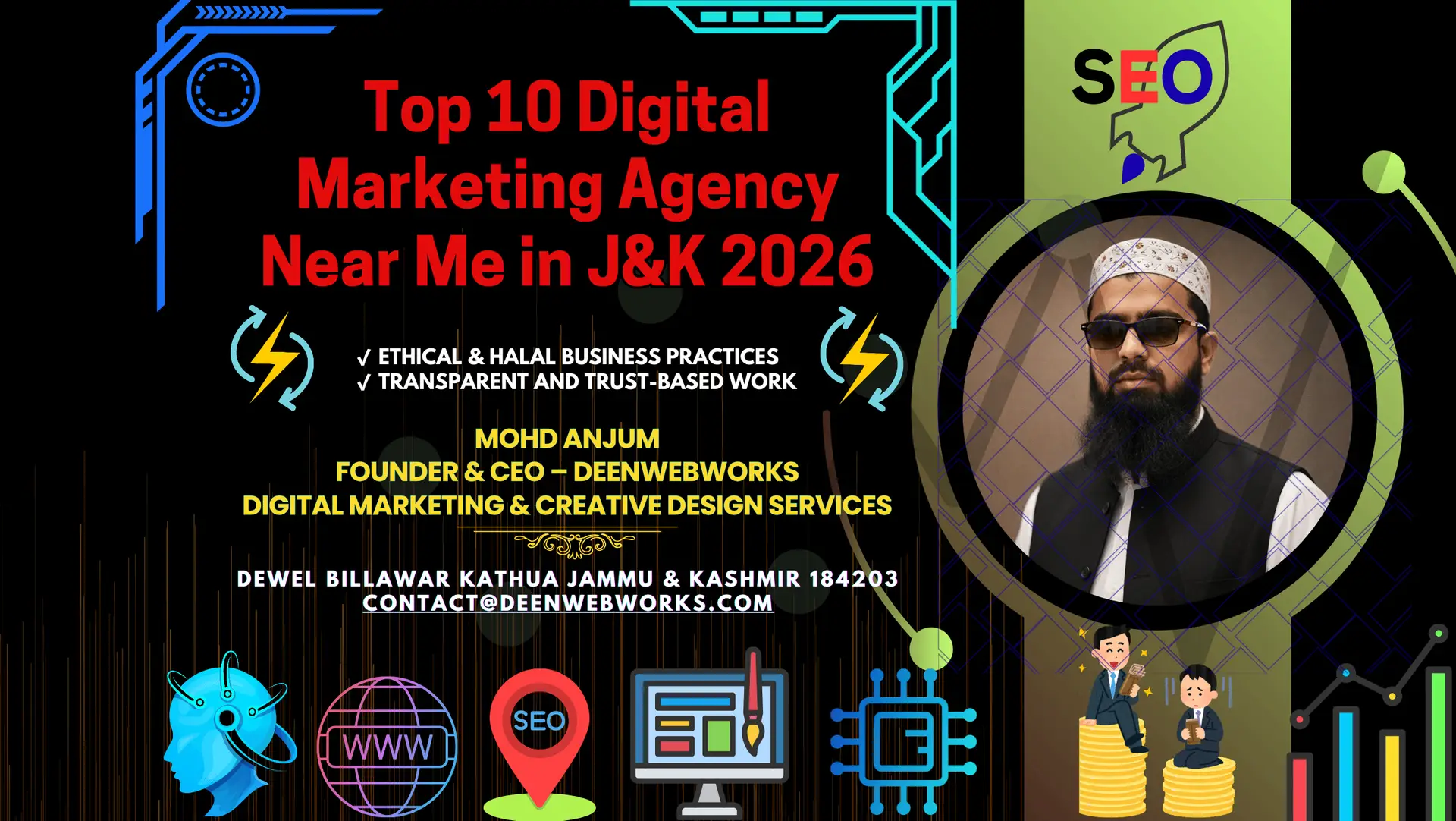 Digital Marketing Agency Near Me in Jammu Kashmir - DeenWebWorks