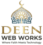 DeenWebWorks Islamic Tech Website Logo – Where Faith Meets Technology